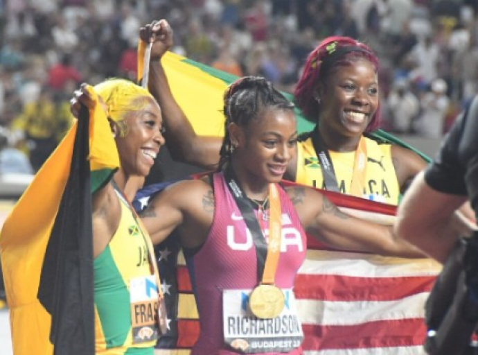 Sha'Carri Richardson Takes 100m Title Ahead of Jamaicans Fraser-Pryce and Jackson