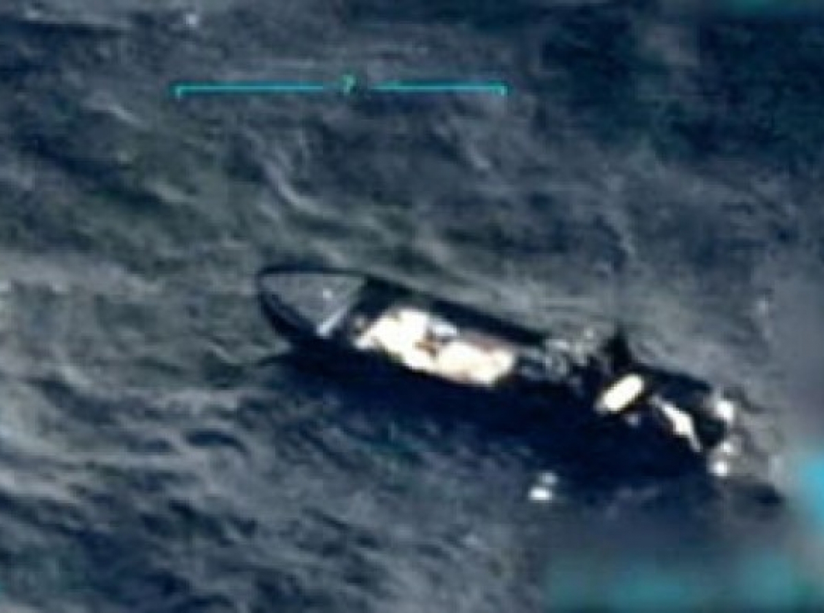 President Trump says boat was carrying drugs