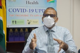 Minister of Health Dr. Frank Anthony