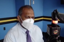 Dr. Frank Anthony as he appeared on radio program on Monday Speaking on the 94.1FM radio program, Dr. Anthony said that Guyana is expected to receive 150,000 doses of the Johnson & Johnson vaccine by mid-June.