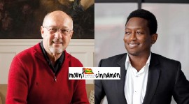 Barry Collymore (right) takes over the iconic Mount Cinnamon from Peter de Savary. (Peter de Savary photo credit: desavary.com)