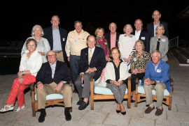 (Center) Ben and Louise Scott, Chairs of Boca Grande Hope For Haitians, with a group of committee members and friends at their 10th Annual Boca Grande Hope For Haitians cocktail and hors d’oeuvres reception at the Gasparilla Inn Beach Club in Boca Grande, Fla., on Feb. 5, 2019. Boca Grande Hope For Haitians is fundraising to build 50 additional homes in Savann Kabrit, Haiti, through Food For The Poor. (Photo/Photographic Images)