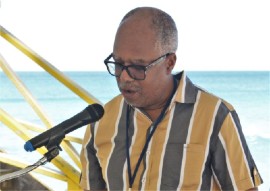 Deputy Director of the Barbados Meteorological Services, Brian Murray
