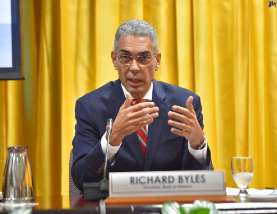 Governor of the Bank of Jamaica (BOJ), Richard Byles. (Photo via JIS)