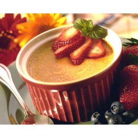 “Caribbean baked custard” 