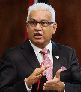 Minister of Health Terrence Deyalsingh