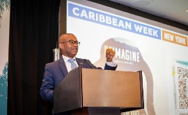 CTO Chairman Ian Gooding-Edghill addressing delegates during the launch of the Reimagine Plan in New York