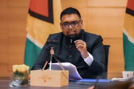 President Irfaan Ali at the inaugural Voice of Global South Summit.