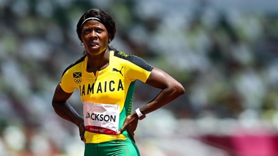 Jamaican sprinter Shericka Jackson