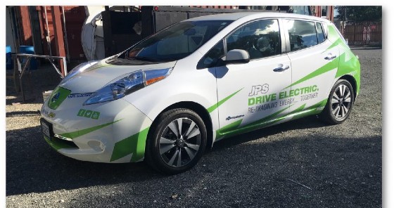 JPS electric vehicle. (Image courtesy of JPS)