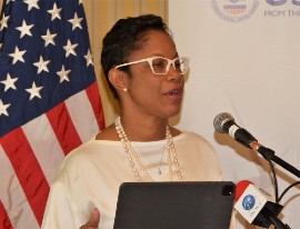 Minister of Energy and Business Senator Lisa Cummins.