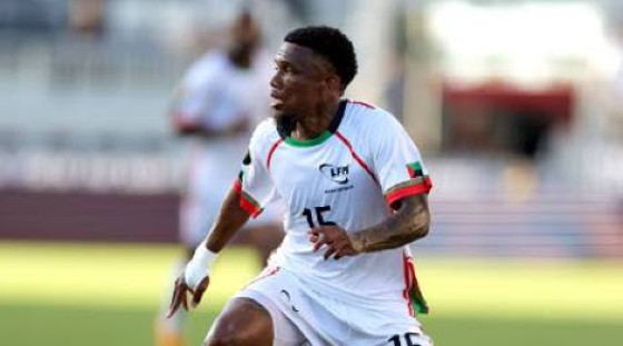 Patrick Burner scored Martinique’s opening goal against El Salvador.