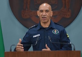 Commissioner of Police, Major General Antony Anderson