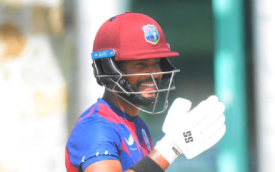 West Indies batting star Shai Hope.