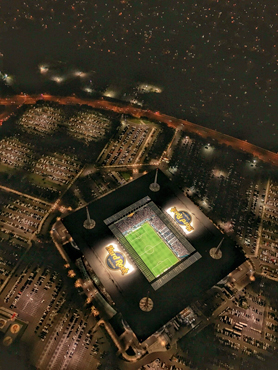 Hard Rock Stadium Miami Gardens overhead
