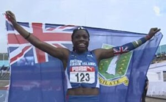 Adaejah Hodge of the Virgin Islands