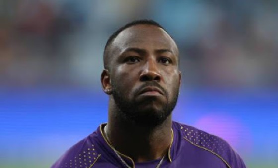 West Indies all-rounder Andre Russell.