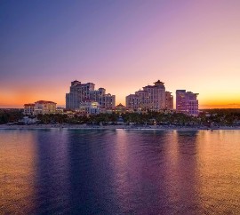 Aerial view of the Baha Mar. (Image courtesy of the Baha Mar)