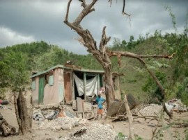 A damaged home in Bassin Bleu. (UNICEF Photo)