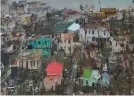 Damage caused by Hurricane Beryl in Carriacou