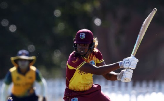 Captain Hayley Matthews … top-scored with 38.