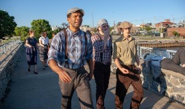 Nixon Cesar with fellow cast members in 'The Hook' (Courtesy of Brave New World Repertory Theatre)