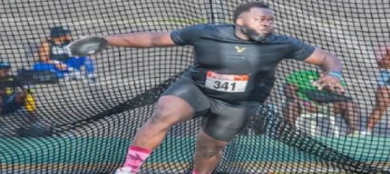 Chad Wright of Jamaica won gold in the men’s discus at the CAC Games in the Dominican Republic.