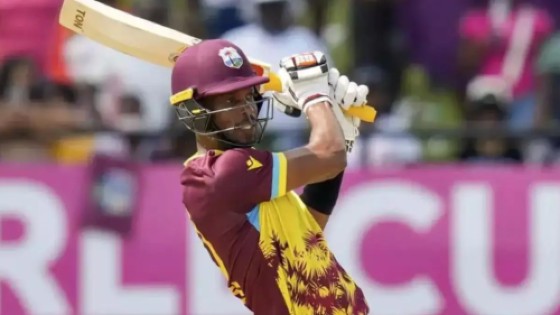 Roston Chase was named Player-of-the-Match in the second ODI against Pakistan.