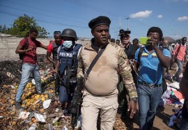 Former policeman Jimmy Cherizier, is the leader of a gang coalition in Haiti known as "G9 Family and Allies".