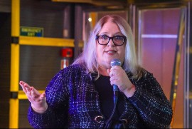 Aquila Vice President Melanie Colpitts on Carnival Glory this month