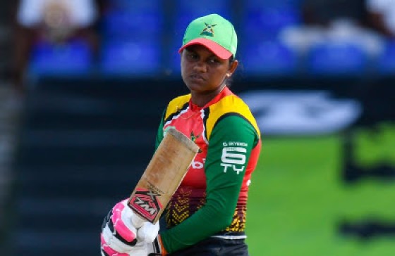 Shabika Gajnabi topscored for Guyana Women in their win against the Windward Islands Women