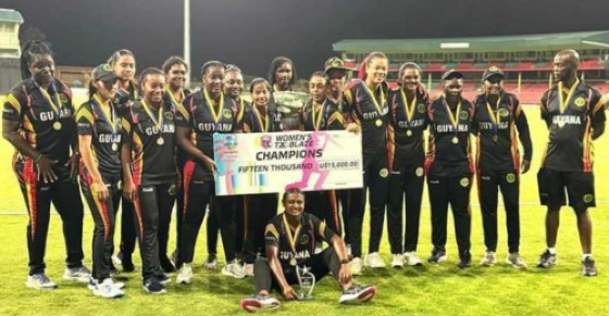 Guyana Women are the defending T20 Blaze champions