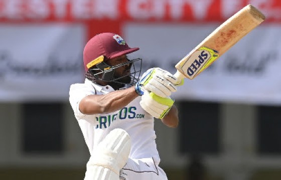 Veerasammy Permaul starred with bat and ball for the Guyana Harpy Eagles