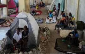 Thousands driven from their homes in Port au prince (UN Photo)