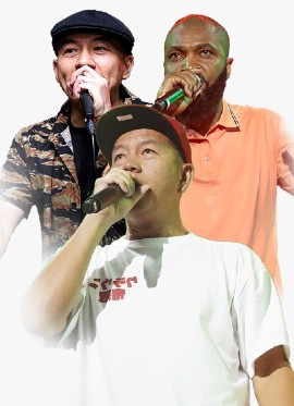 Mighty Crown (Masta Simon, Ninja and Sami T, clockwise)