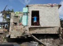 Hurricane damage in Jamaica
