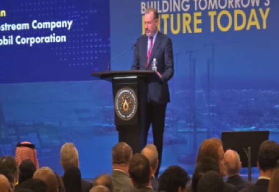 ExxonMobil’s Dan Ammann, addressing the fifth Guyana Energy Conference & Supply Chain Expo.