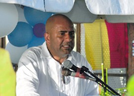 Agriculture Minister Peter David