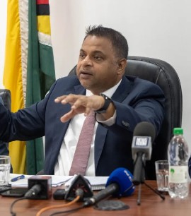 Public Utilities and Aviation Minister Deodat Indar.