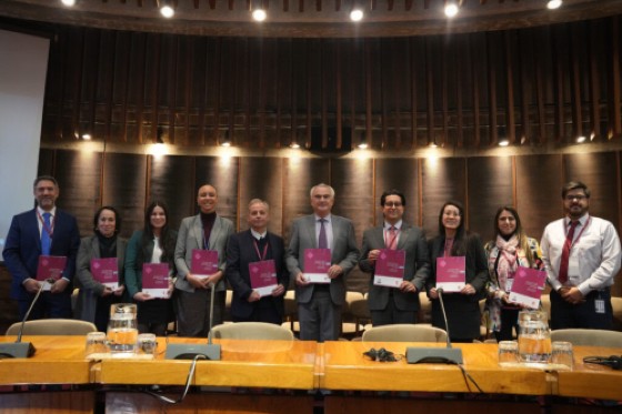 Delegates at ECLAC’s closing ceremony.