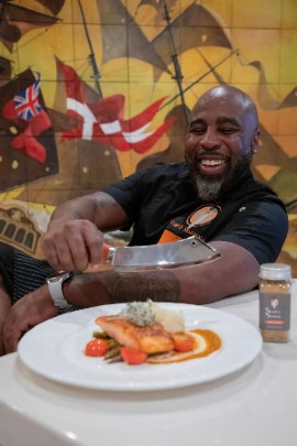 Chef Eric Marshall in St. Croix, U.S. Virgin Islands