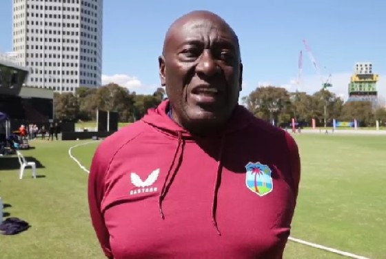 West Indies assistant and bowling coach Roddy Estwick.
