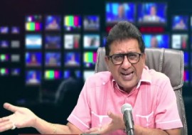 Attorney General, Anil Nandlall, as he appeared on his weekly programme “Issues in the News” on Tuesday night (CMC Photo)