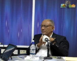 Prime Minister Dr. Godwin Friday, speaking during the interview on the state-owned Agency for Public Information (API) on Thursday (CMC Photo)