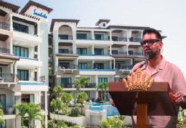 President Irfaan Ali making an appeal to Sandals Resorts International to open a Sandals hotel in Guyana
