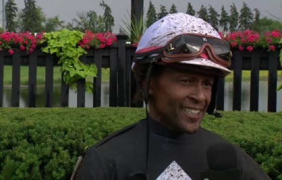 Barbadian jockey Patrick Husbands.