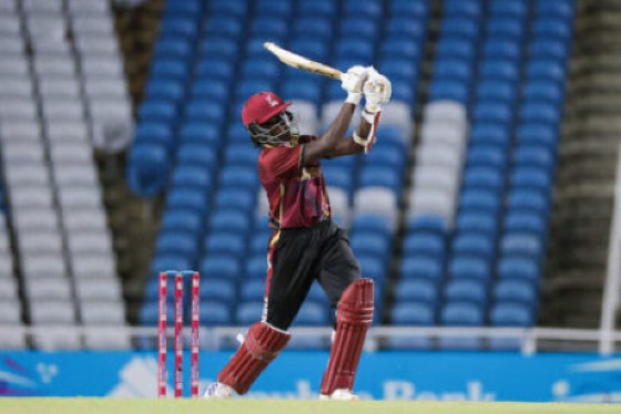 Kofi James scored the most runs in the West Indies Breakout League