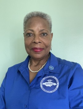 Joan Howard, President of the Jamaica Nurses Association of Florida (JNAF)