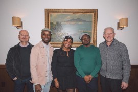 (From left to right: Mio Vukovic, John Kercy, Natalie Prospere, D’Mile, Ken Bunt)