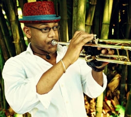 Trinidadian trumpet player Etienne Charles will bring a jazzy musical mix of Caribbean rhythms to the Miramar Cultural Center on September 21, hosted by Miramar Commissioner Maxwell B. Chambers.